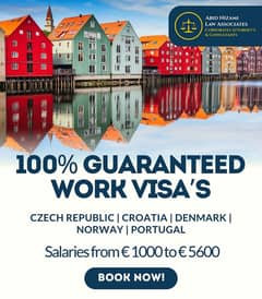 Portugal Work Visa | Denmark Work Visa | Norway Work Visa