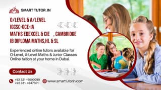 Best online tutor for O Level & A Level Maths (IGCSE-GCE)