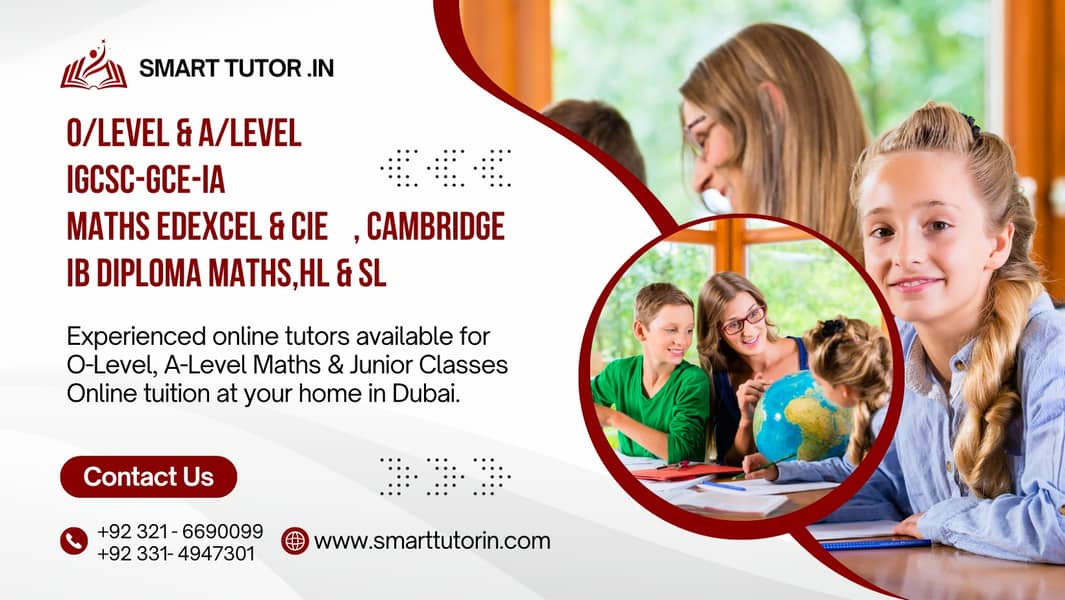 Best online tutor for O Level & A Level Maths (IGCSE-GCE) 0