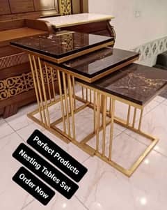 Nesting Table/center table/console/iron table/dining table/side tables