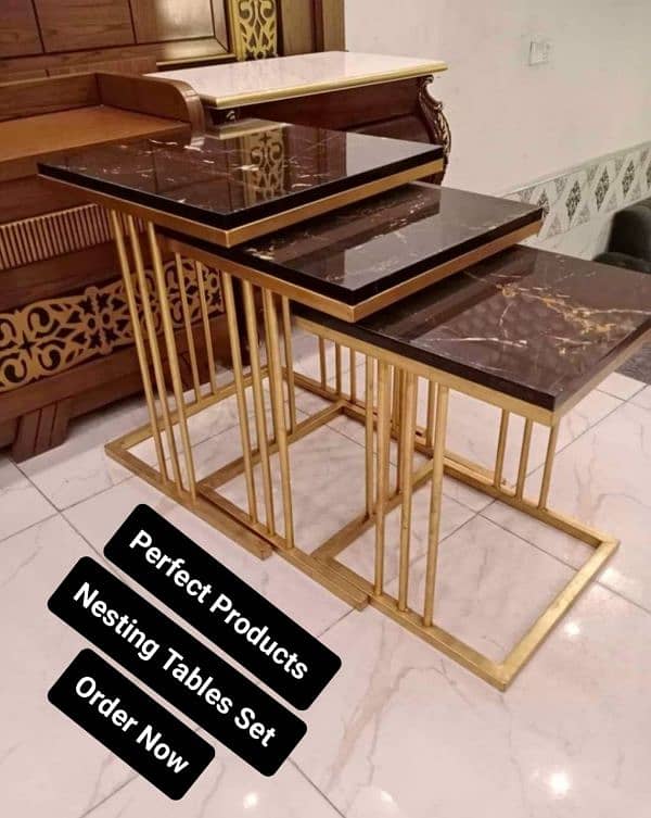 nesting table use for room decorate 0