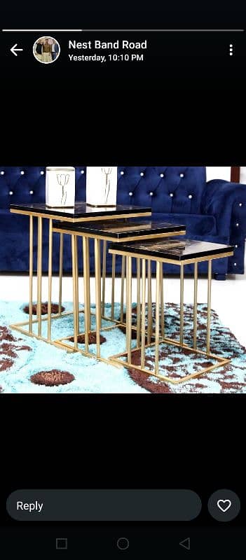 nesting table use for room decorate 1