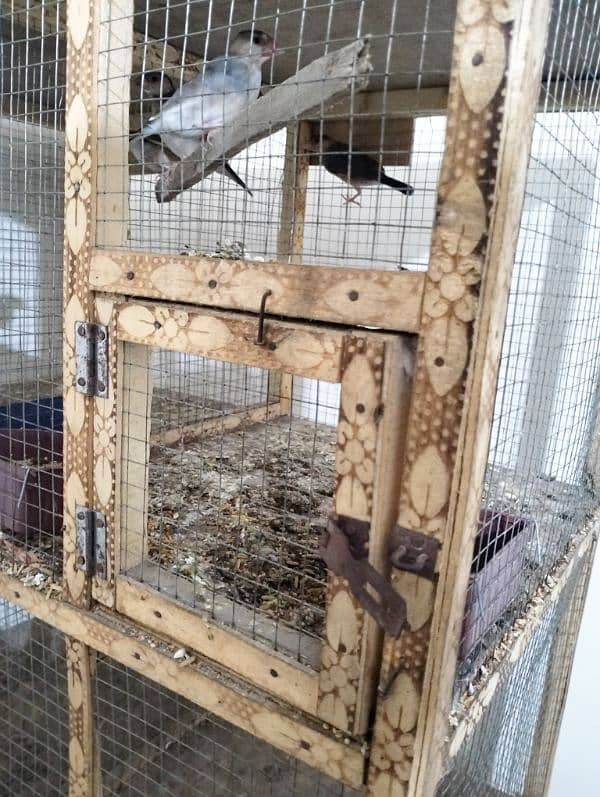 Wooden Cage for sale 8 portion. 2