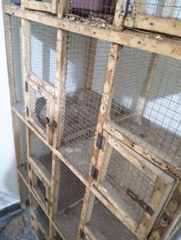 Wooden Cage for sale 8 portion. 3