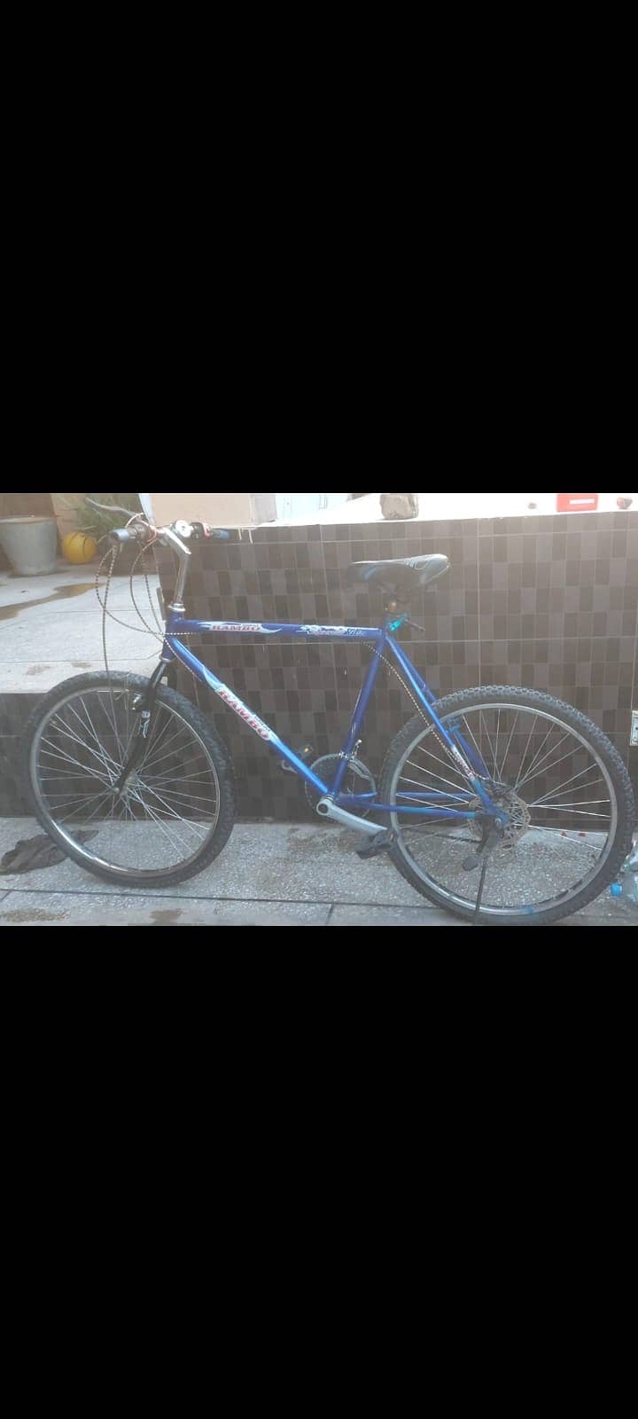 Second hand not used much 26 inches cycle size with back disc brake 0