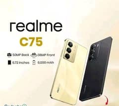 Realme C75 just box open