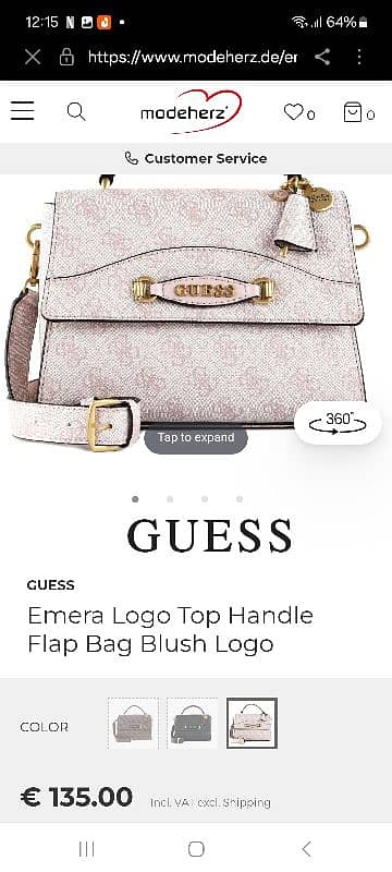 "Guess" branded luxurious cross body bag 2