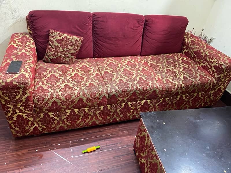 6 Seater Sofa With Table 4