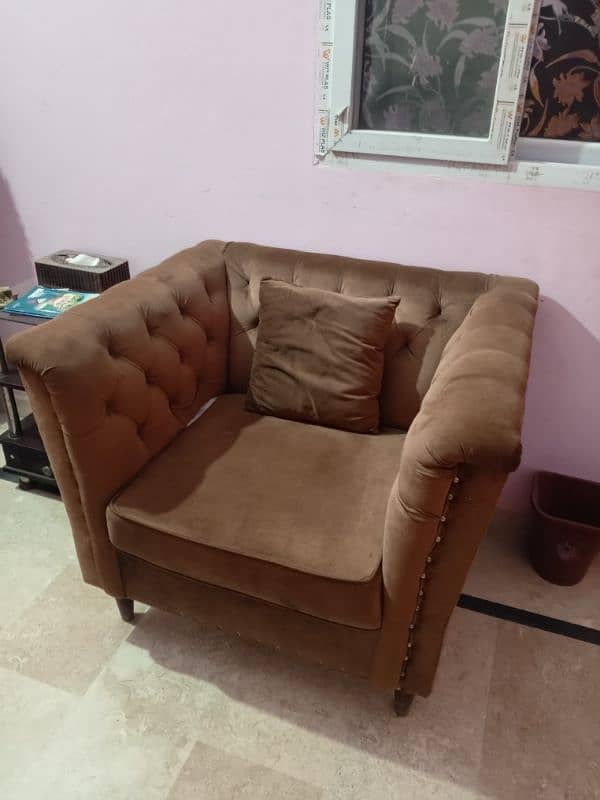 I am selling a sofas and Big size table at very low price 3