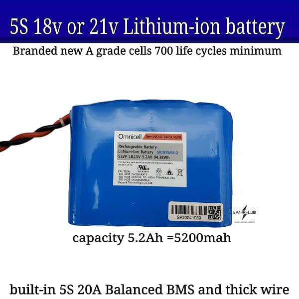 12v 14v 24v 36v 312v 24v 36v 3.7v 18650 we build all type of batteries 5