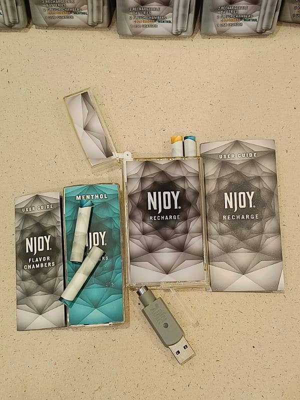 Njoy Pods | 300 Puff | 30ml/15mg 18mg flavours available in wholesale. 1