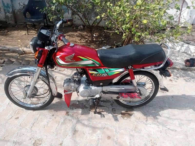 honda cd 70cc 2022 model islmabad number 0