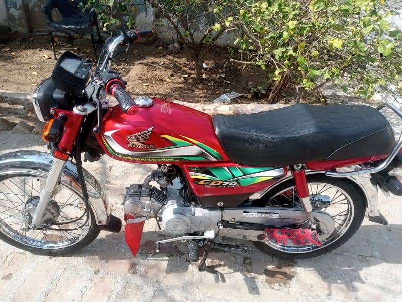 honda cd 70cc 2022 model islmabad number 2