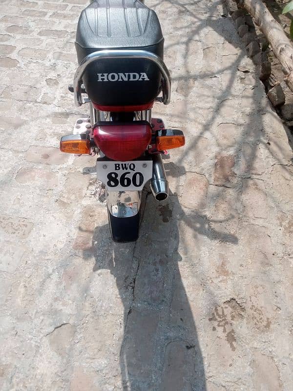 honda cd 70cc 2022 model islmabad number 5