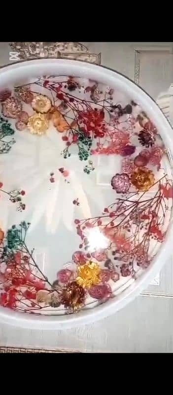 Epoxy Resin Table |Dried Flowers Table 2