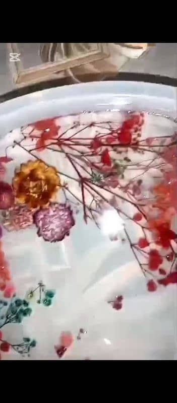 Epoxy Resin Table |Dried Flowers Table 5