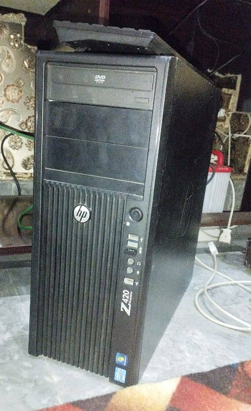 HP Z420 gaming PC with GPU 0