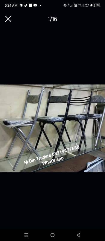 Folding Chairs/Namaz Chair Folding chair easy to carry 12