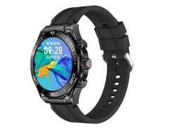 Premium Smart watch - 1 Pcs Model 28 featuring silicon Ruber in Black