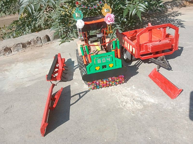 Handmade Menual Tractor | DJFarrming804 1