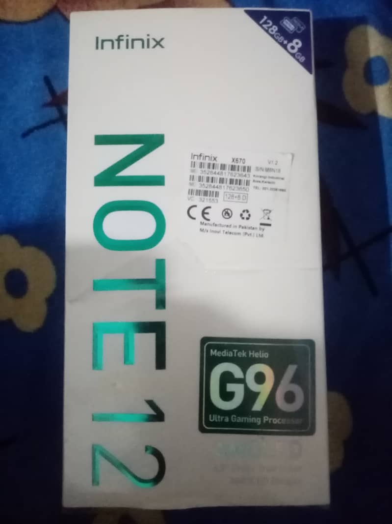 Infinix Note 12 G96 10/10 0