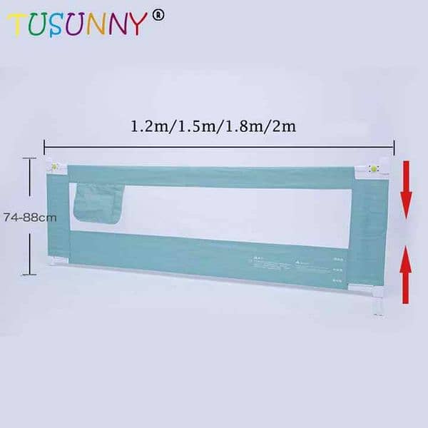 Toddlers Bed fence Baby Guard 3