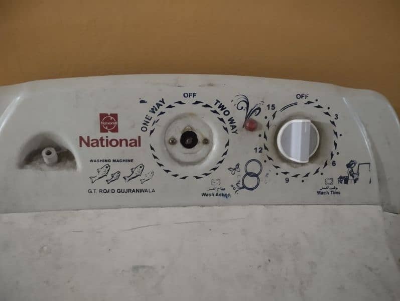 National washing machine good used 4