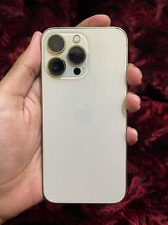 I phone 13pro jv 128gb non active 10/10 water pack golden colour