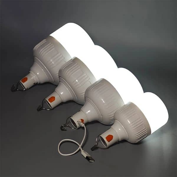 LED rechargeable emergency bulb light 5