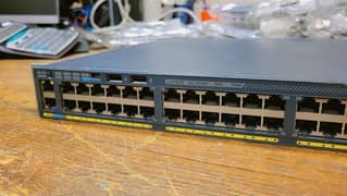 CISCO 2960-X 48 PORT GIGA BIT POE SWITCH  2 PORT SFP+