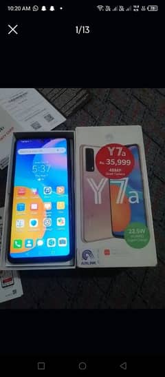 Huawei y7a total orignal no open repair neat phone 03010118477