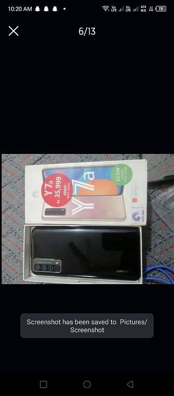 Huawei y7a total orignal no open repair neat phone 03010118477 6