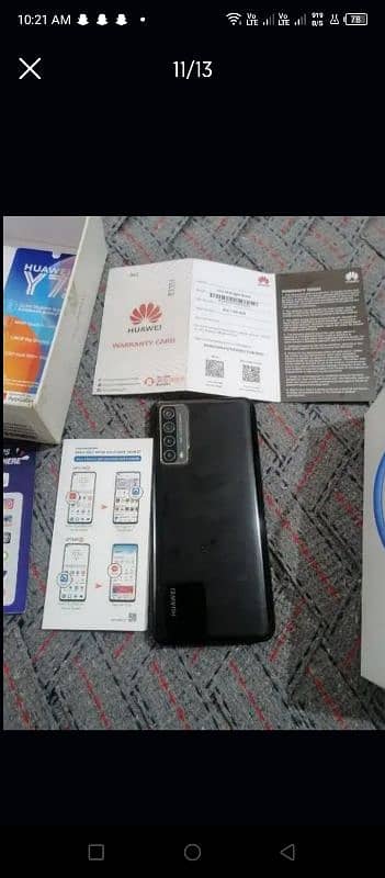 Huawei y7a total orignal no open repair neat phone 03010118477 9