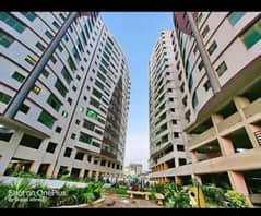 Sanober Twin Tower Brand New Luxuries Flat 3 Beds DD West Open In Gulistan e Jauhar