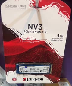 Kingston NV3 1TB 2280 NVME M. 2 SSD Storage & Internal Hard Drive