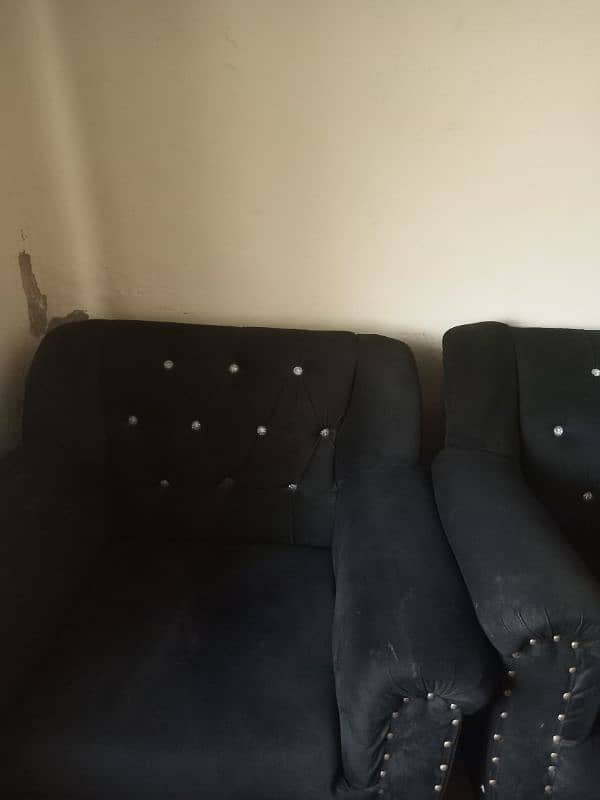 black sofa set 1