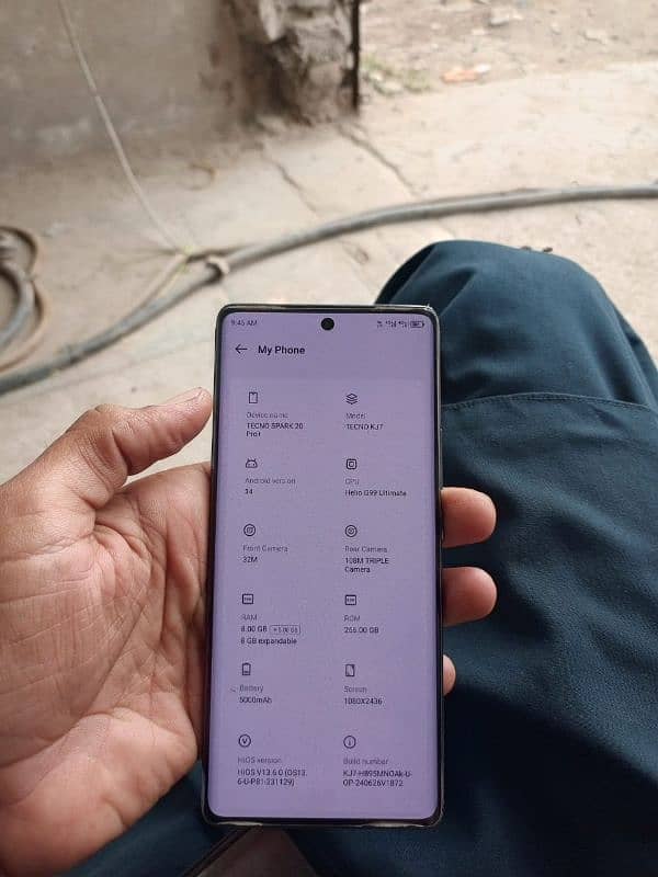 Tecno spark 20 pro plus 8gb 256gb 3