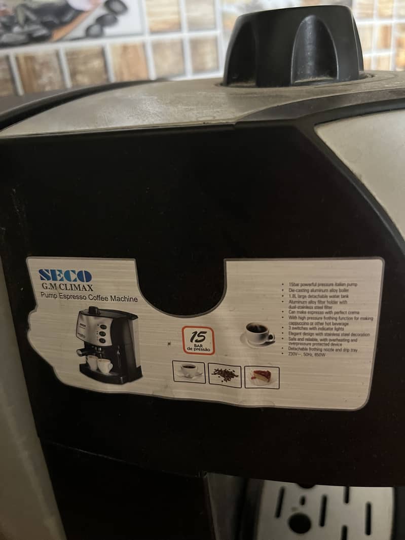 Seco coffee machine 3