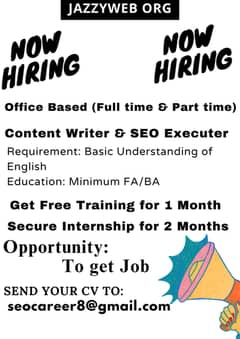 SEO Executive | Content Writer