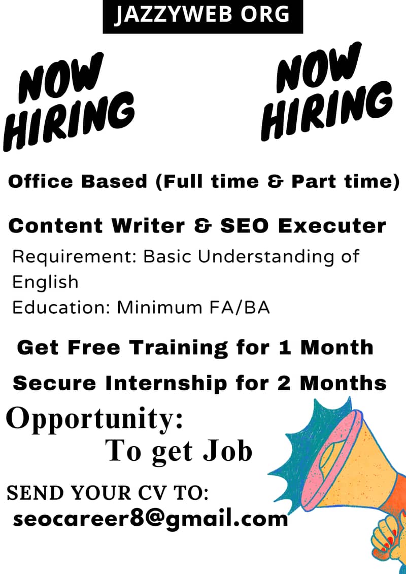 SEO Executive | Content Writer 0