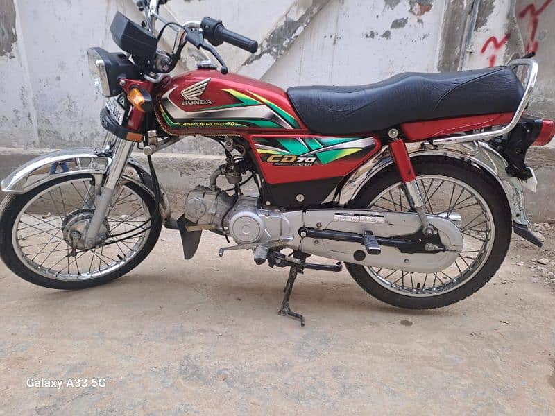 Honda CD 70 – Fuel Efficient | Great Condition! 0