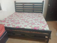 Double Bed Iron table 3 door