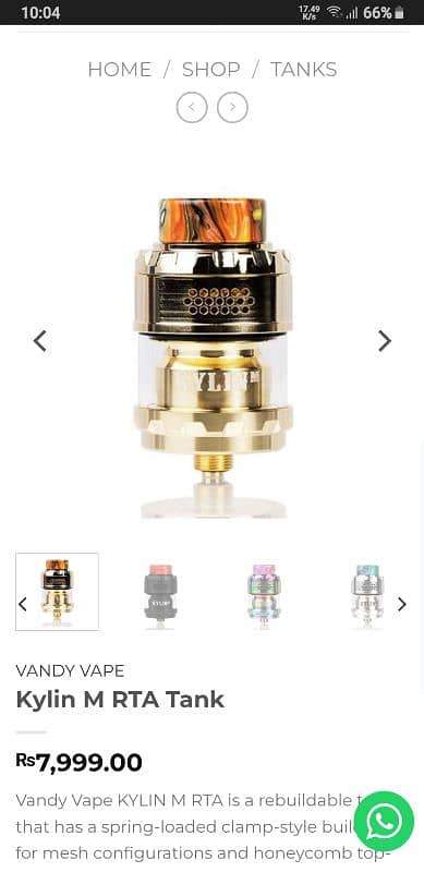 Vandy Vape KYLIN M RTA 0