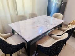 6chairs Marble Dinning Table