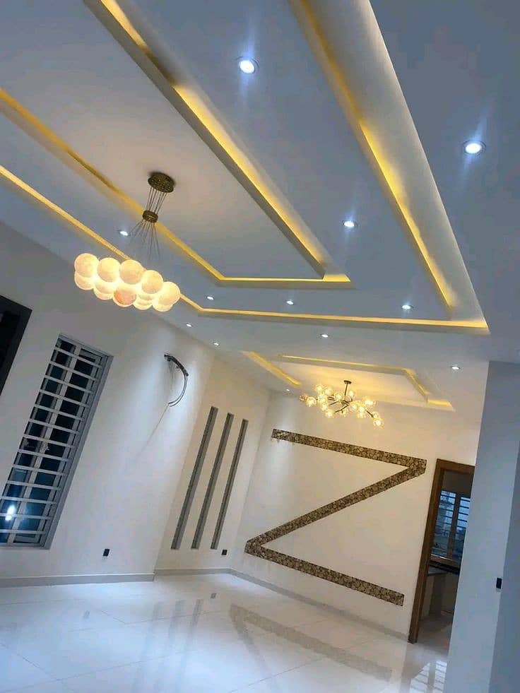 Gypsum Ceiling PVC ceiling pop celing Contact WhatsApp 03009874271 10