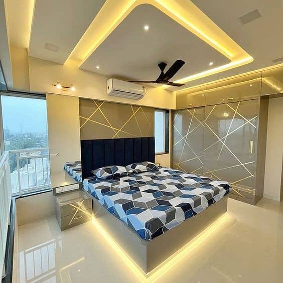 Gypsum Ceiling PVC ceiling pop celing Contact WhatsApp 03009874271 12