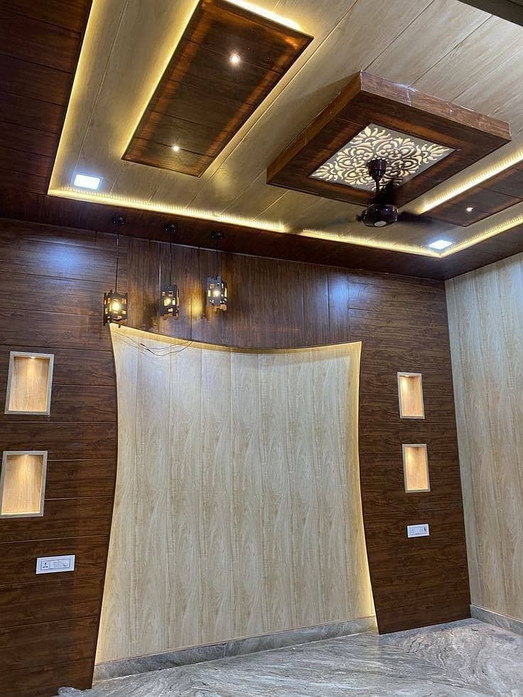 Gypsum Ceiling PVC ceiling pop celing Contact WhatsApp 03009874271 15