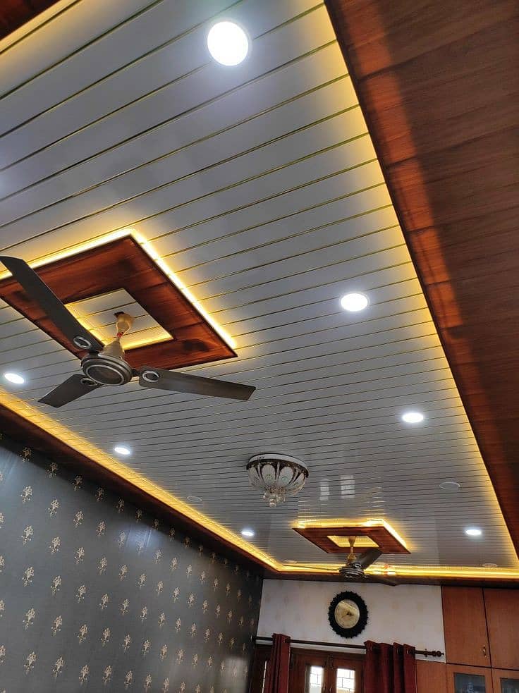 Gypsum Ceiling PVC ceiling pop celing Contact WhatsApp 03009874271 17
