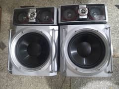 Sharp 500 Watts 10" Monster Audio Speakers