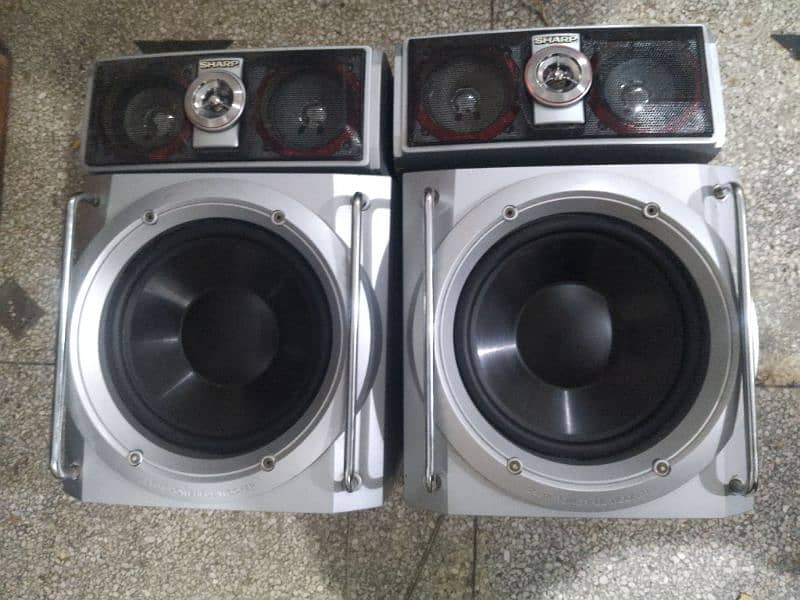 Sharp 500 Watts 10" Monster Audio Speakers 0